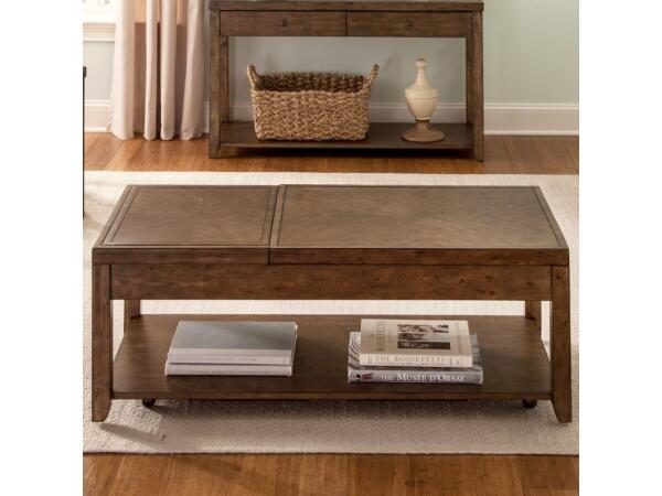 Mitchell Cocktail Table Cocktail & Coffee Tables Brown 2