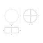 Cohan Coffee Table Small W/ Wood Shelf - Image 8