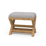 Renoir Rattan X Bench Small