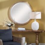 Carbet Round Mirror Mirrors Cream 16