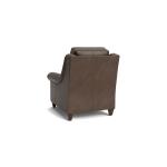 Magnificent Motion Leather Roll Arm Power Wall Recliner - Image 4