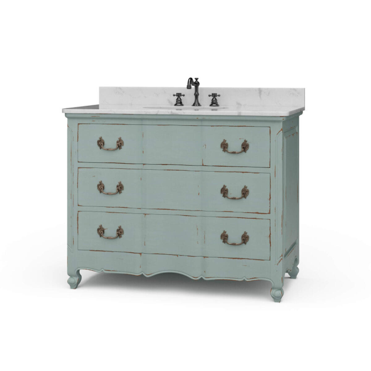 Provence Single Vanity W/ Sink & Marble Top Accent Furniture Accent Furniture 2 Provence Single Vanity W/ Sink & Marble Top Accent Furniture Accent Furniture 2