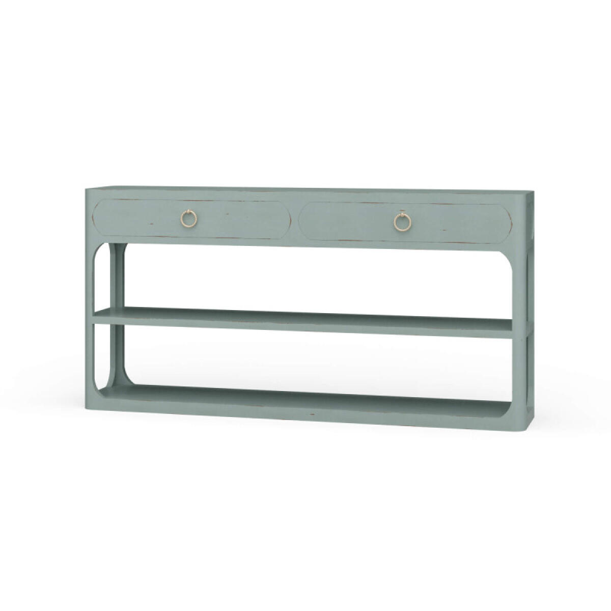e459e0b04fa0dfa4c6b6d124835a396c Corte Open Console Table W/ 2 Drawers - Image 1