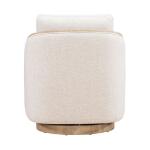 Nora Uph Swivel Accent Chair - Light Brown - Image 6