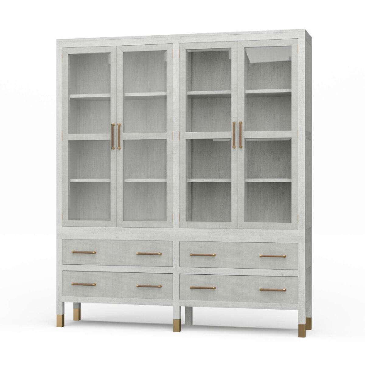 e485b7a9e81c0bd40c3acf537c6c8d2e Kagu 4 Door Tall Cabinet W/ Premium Rattan - Image 1