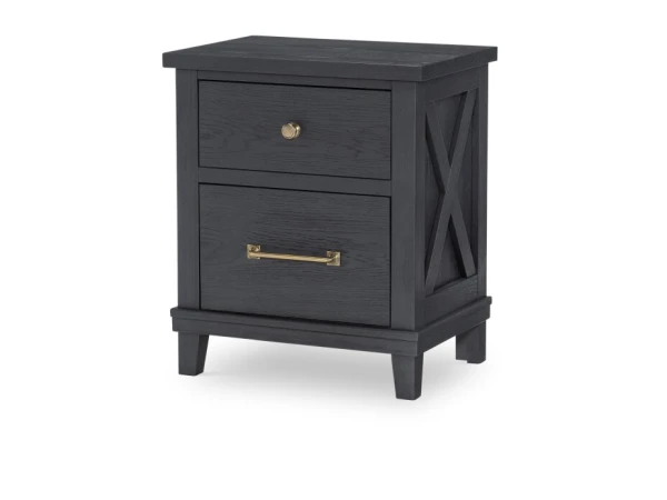 Night Stand Black Finish Youth Nightstands Black