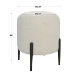 Arles Ottoman, Black - Image 9