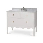 Chloe Single Vanity W/ Sink & Marble Top - Image 4
