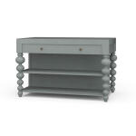 Soluna Kitchen Island W/ Butcher Block