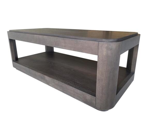 Rect Cocktail Table With Wood Top Cocktail & Coffee Tables Brown