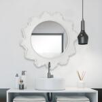 Sea Coral Round Mirror, White Mirrors Mirrors 16