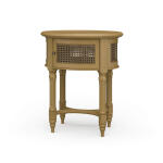 Montego Side Table W/ Rattan Door