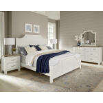 Maple Road Two-tone Queen Scalloped Bed Beds Beds 15