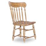 Turned Spindle Side Chair Barnwood Oak CLH4010-240 - Image 3