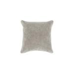 Heirloom Velvet Silver 22" x 22" Square Pillow Cover + Insert