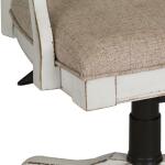 Magnolia Manor Jr Executive Desk Chair Office Chairs Antique White & Weathered Bark 19