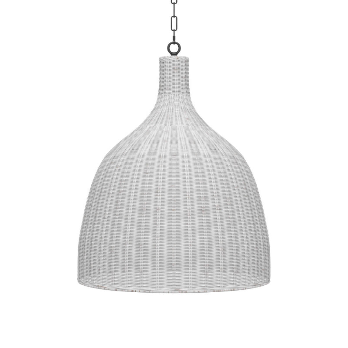Hampton Rattan Pendant Large Lighting Architectural White 2 Hampton Rattan Pendant Large Lighting Architectural White 2