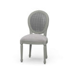 Tulip Rattan Back Dining Chair W/o Fluted Leg