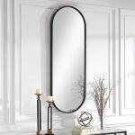 Varina Tall Mirror, Black Mirrors Black 20