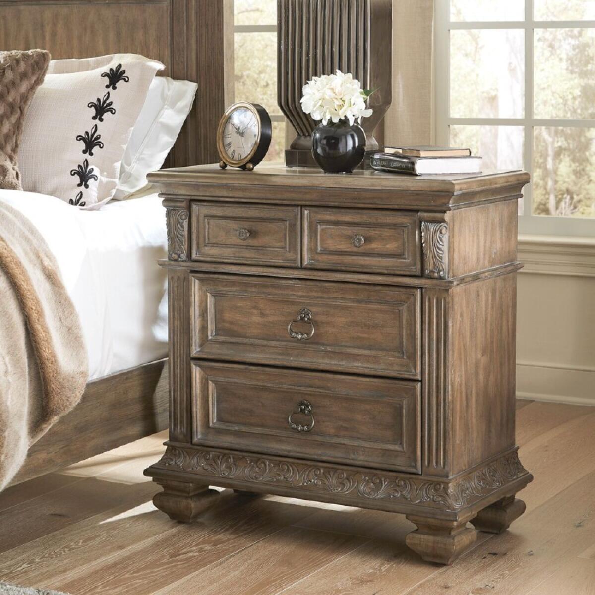 e610cef08bd517fb4222ec8a0ccfd346 Bedside Chest w/ Charging Station - Image 1