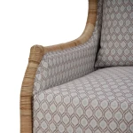 Hampton Rattan Wing Chair - Image 10