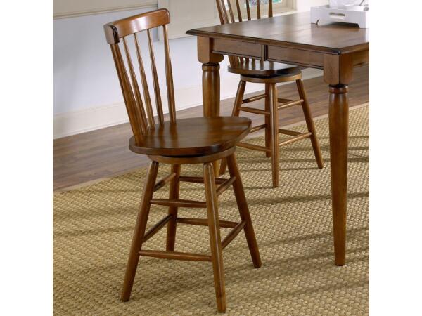 Creations 24 Inch Swivel Counter Chair – Tobacco Barstools Barstools