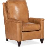 Emmett Leather Track Arm Lay Flat Manual Recliner Chairs Bassett Furniture 18