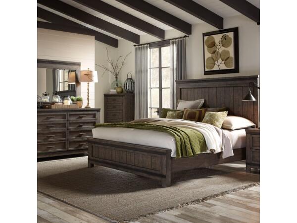 Thornwood Hills King Panel Bed, Dresser & Mirror, Chest Bedroom Sets Bedroom Sets 2
