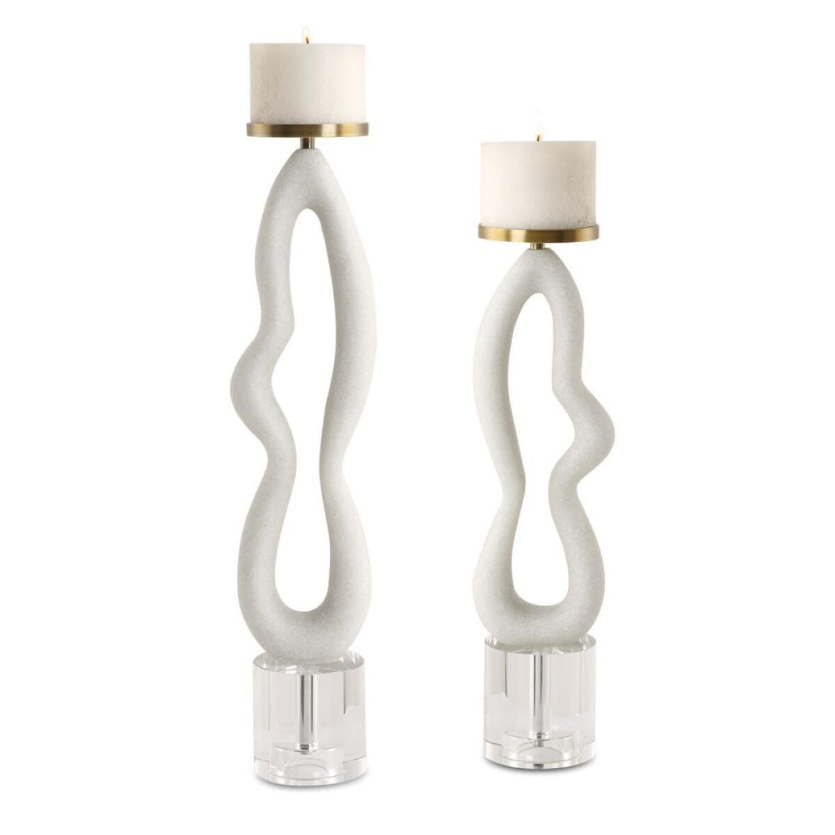 e6a18acf271c755891c59545a166284f Feamelo, Candleholders, S/2 - Image 1