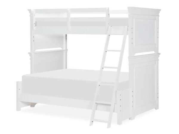 Complete Bunk Twin Full Ext White Youth Beds Legacy Classic Furniture
