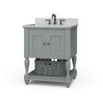 Jefferson Single Vanity W/ Sink & Marble Top Accent Furniture Accent Furniture 11