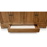 Crossbuck Live Edge Dining Table with Extendable Leaves - Image 12