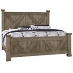 Cool Rustic Cal King X Bed With X Footboard Beds Beds 7