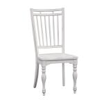 Magnolia Manor Spindle Back Side Chair (RTA) Chairs & Benches Antique White & Weathered Bark 13