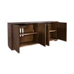 Easton 82 Inch TV Console Entertainment Stands Brown 22