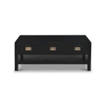 Kagu 6 Drawer Coffee Table W/ Shelf - Image 5