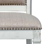 Abbey Park Upholstered Side Chair (RTA) Chairs & Benches Antique White & Weathered Brown 16