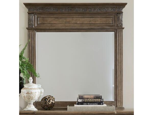 Carlisle Court Landscape Mirror Bedroom Mirrors Brown