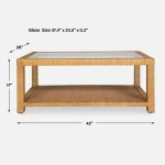 Kensing Coffee Table, Natural - Image 8