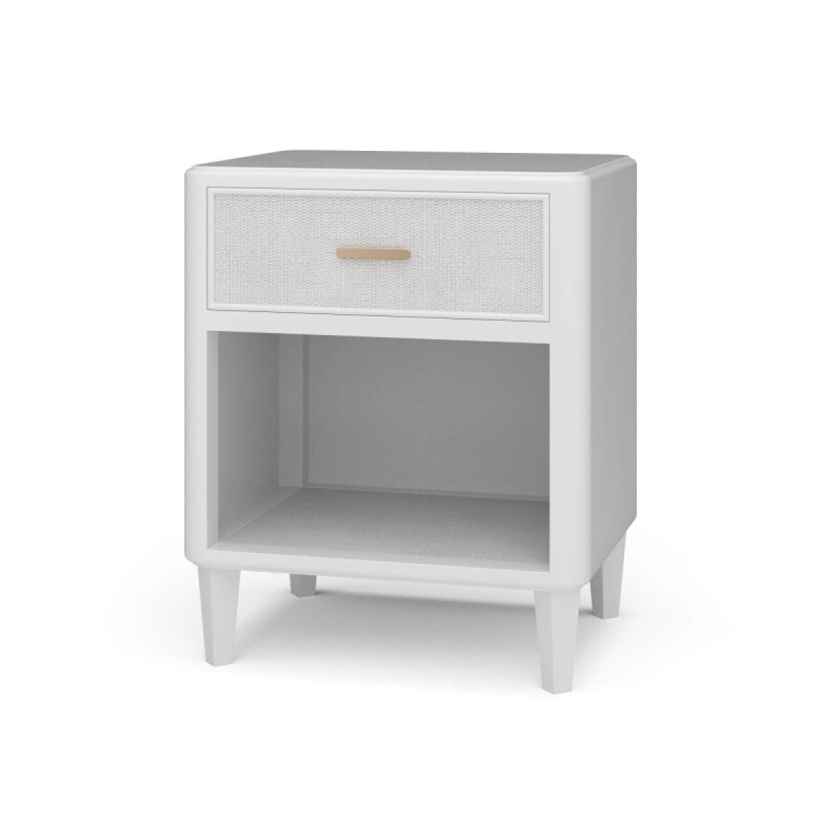 e76d88be675120db9f7ddc4daf4bb5ee Lexington 1 Drawer Bedside Table W/ Rattan - Image 1