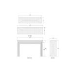 Tuscan Rush Nesting Console W/ Tempered Glass - Image 5