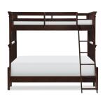 Complete Bunk Twin Full Ext Cherry - Image 3