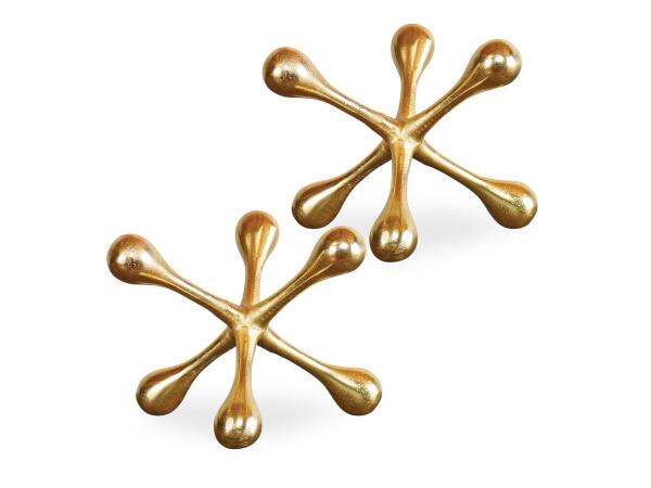 Harlan Objects, Brass, S/2 Accessories Accessories