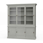 Hudson 88” Bookcase W/ 3 Sliding Doors Bookcases Bookcases 11