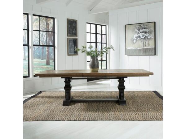 Harvest Home Trestle Table Dining Tables Brown