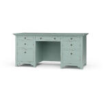 Library Desk Desks Blue 11