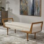Waylon Bench, Ivory - Image 7