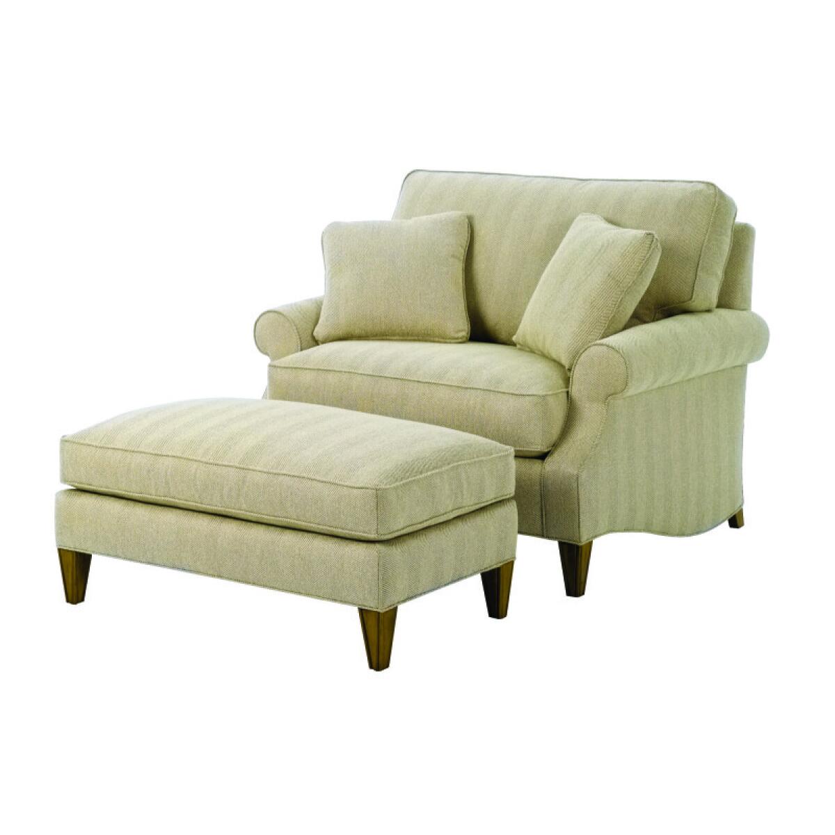 e82a05a0cf82efa20a2ff0d8a3f4265f 1914-49 Campbell Chair And A Half - Image 1