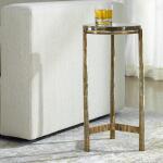 Eternity Outdoor Accent Table, Brass - Image 4