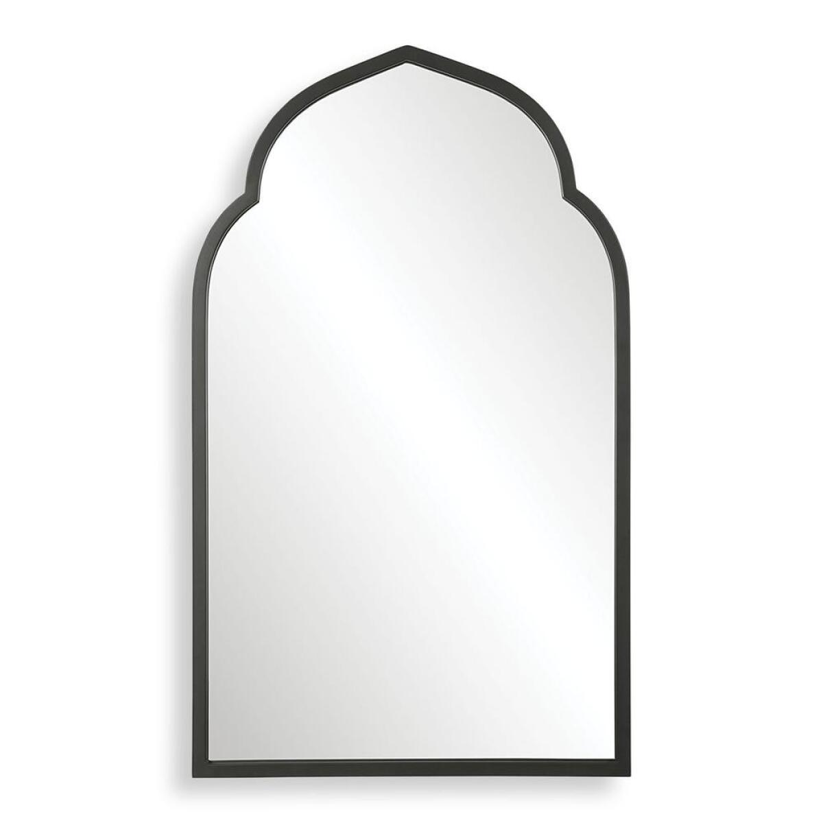 e85ceeb26be518cc97eb7b146f6ced6e Kenitra Arch Mirror, Black - Image 1